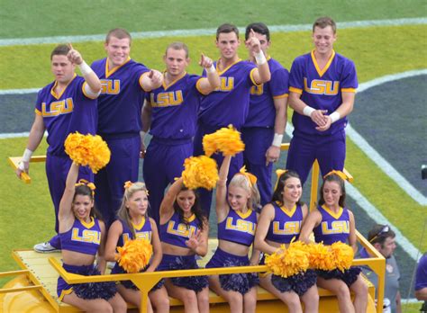 lsu cheerleaders|louisiana state university cheerleaders photos.